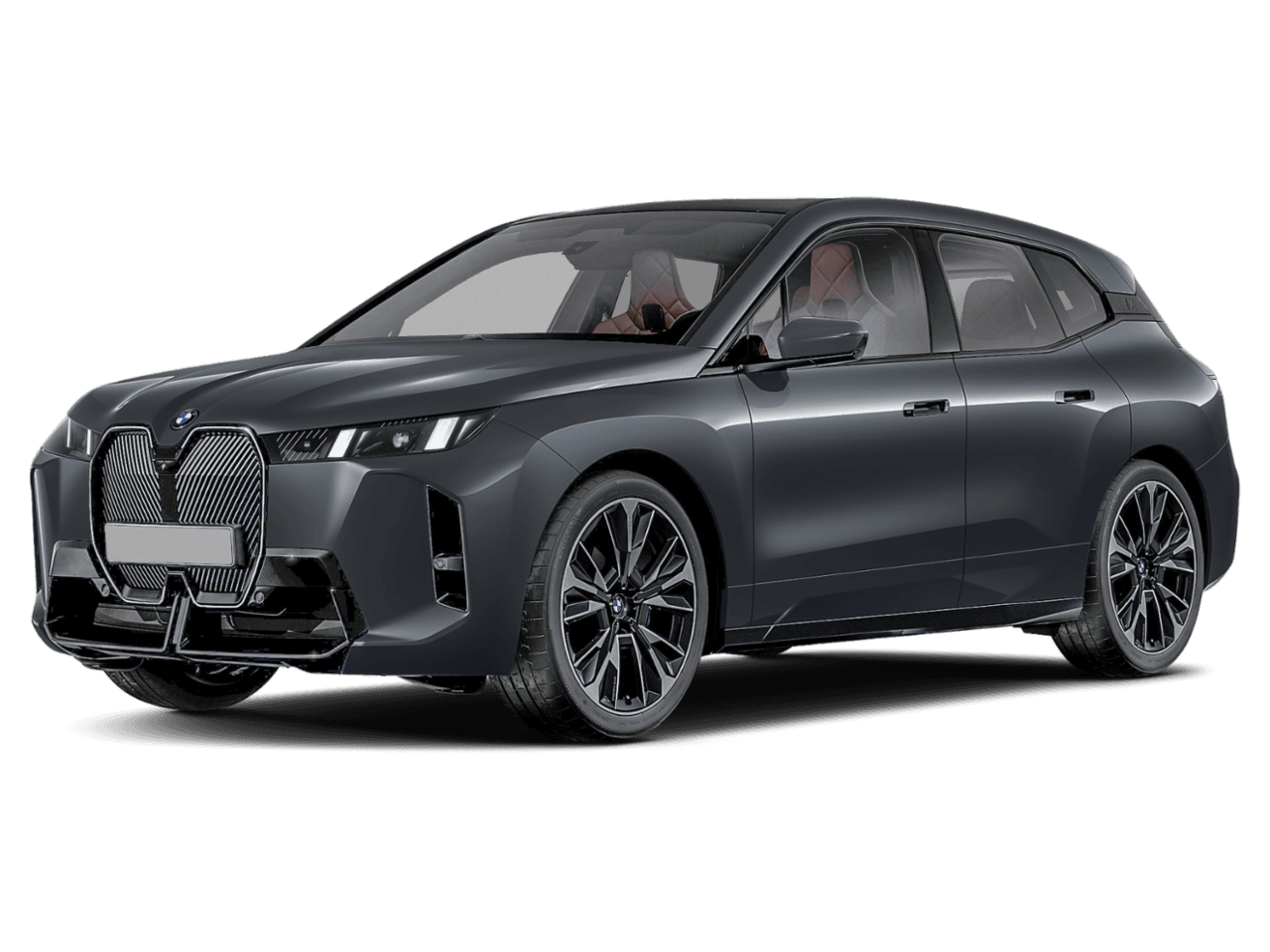 2026 BMW iX M70 - Front 3/4, facing to the left
