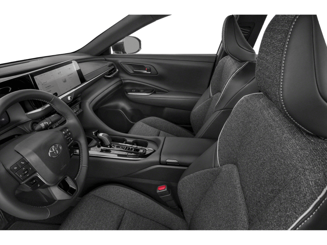 2026 Toyota Crown XLE - Interior Driver's Side with Door Open, Front Seat Feature