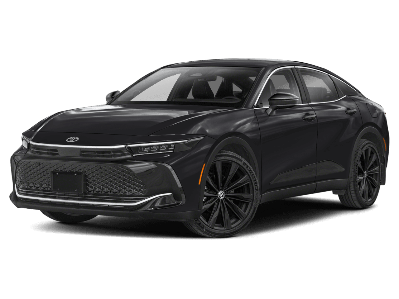 2026 Toyota Crown Nightshade - Front 3/4, facing to the left