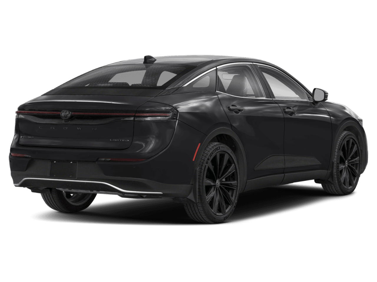 2026 Toyota Crown Nightshade - Rear 3/4, facing to the right