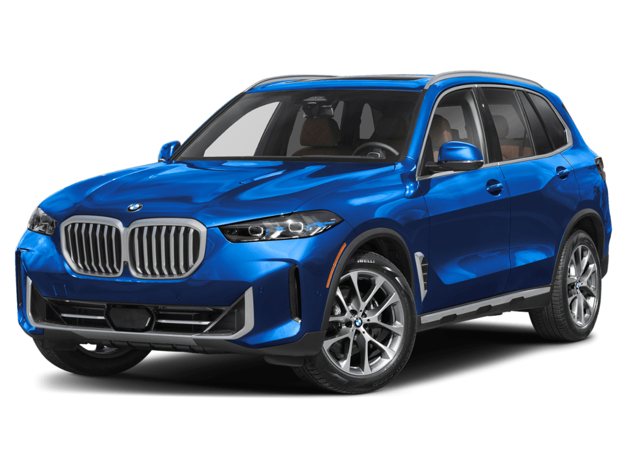 2026 BMW X5 M60i - Front 3/4, facing to the left