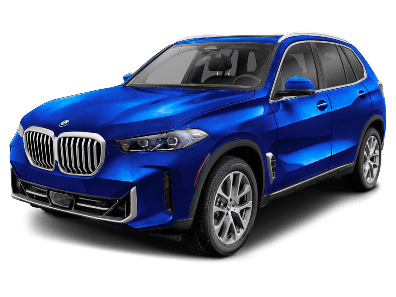 2026 BMW X5 M60i - Front 3/4, facing to the left
