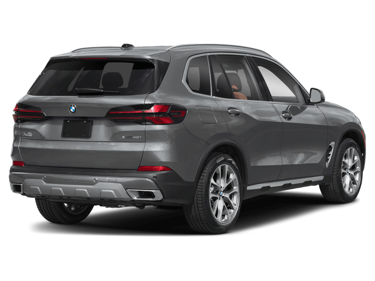 2026 BMW X5 M60i - Rear 3/4, facing to the right