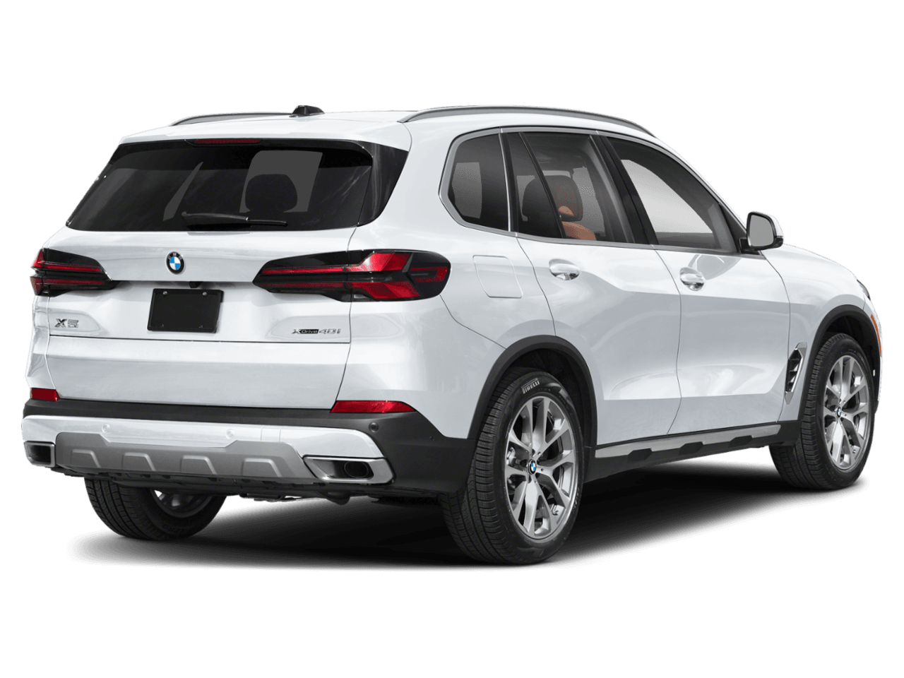 2026 BMW X5 M60i - Rear 3/4, facing to the right