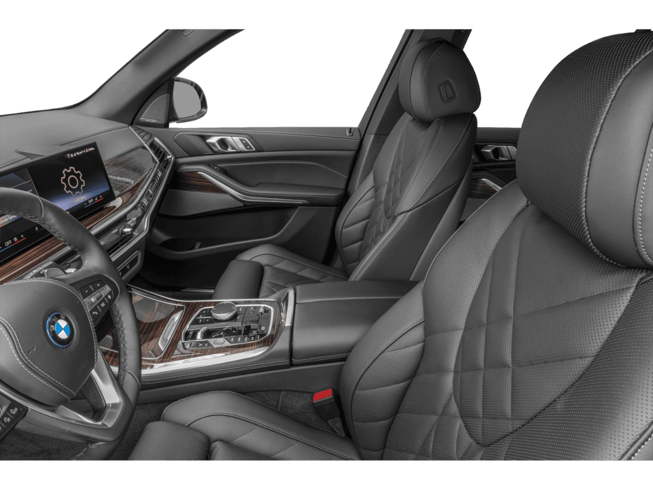 2026 BMW X5 xDrive50e - Interior Driver's Side with Door Open, Front Seat Feature