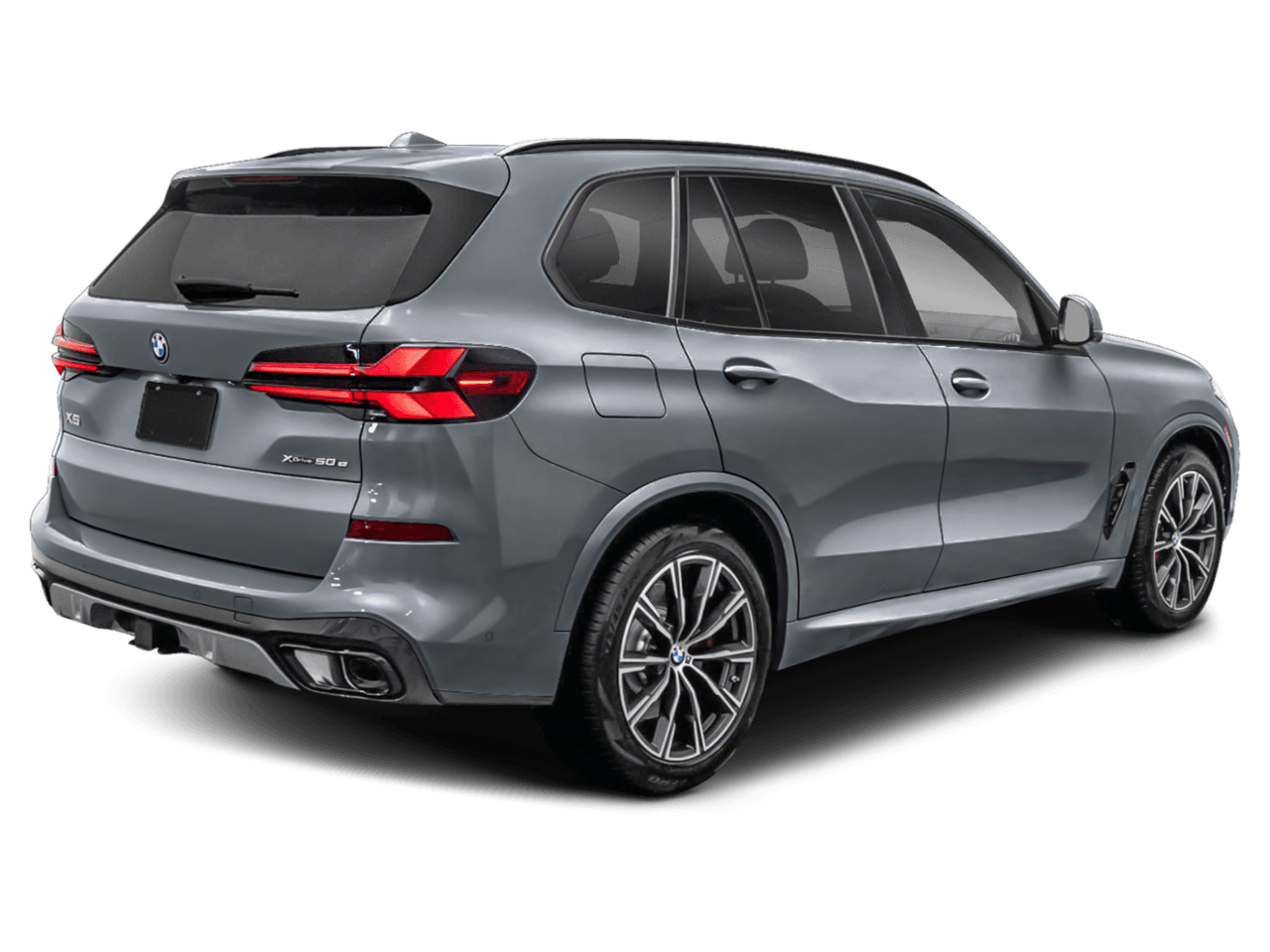 2026 BMW X5 xDrive50e - Rear 3/4, facing to the right