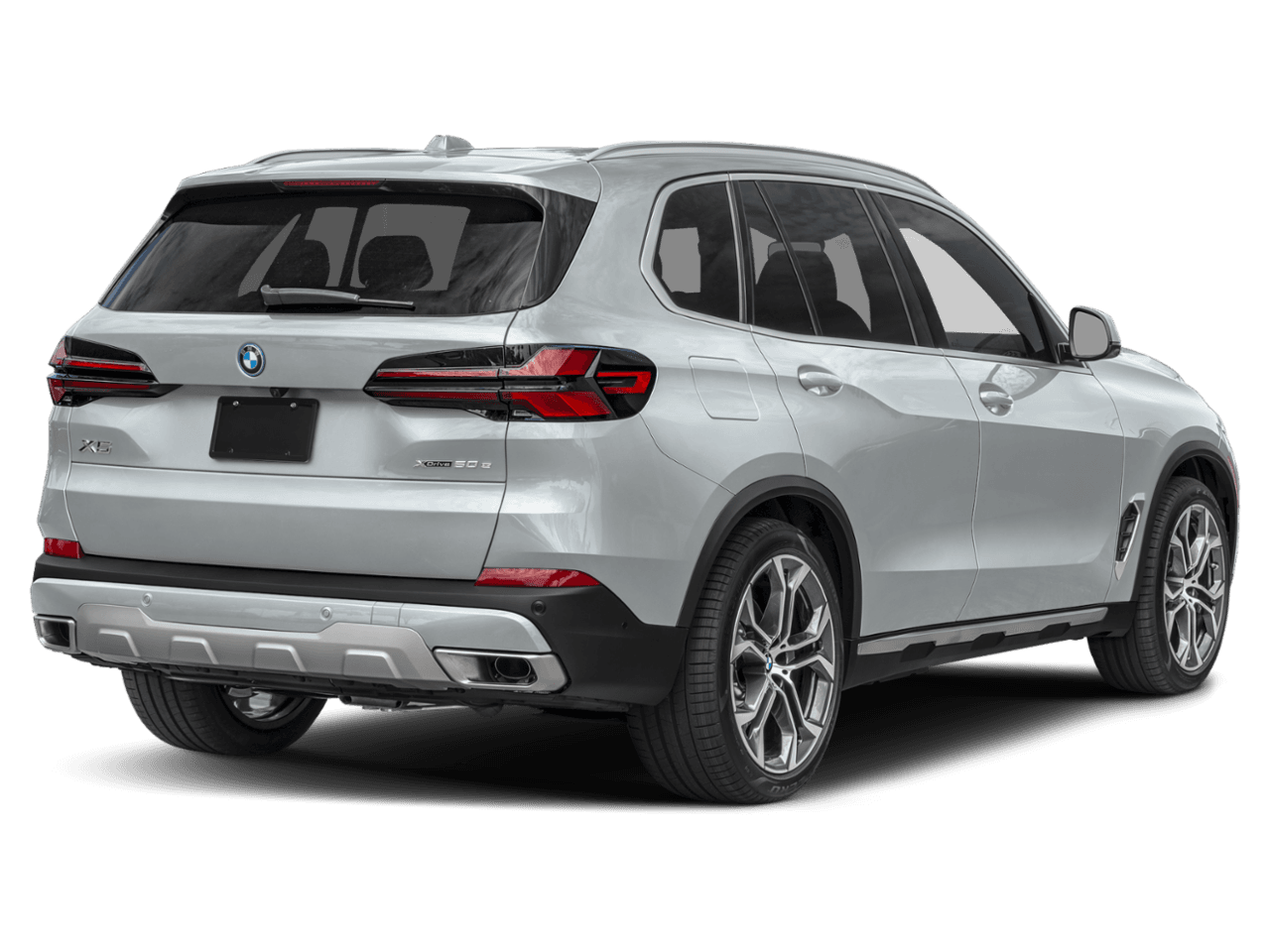 2026 BMW X5 xDrive50e - Rear 3/4, facing to the right