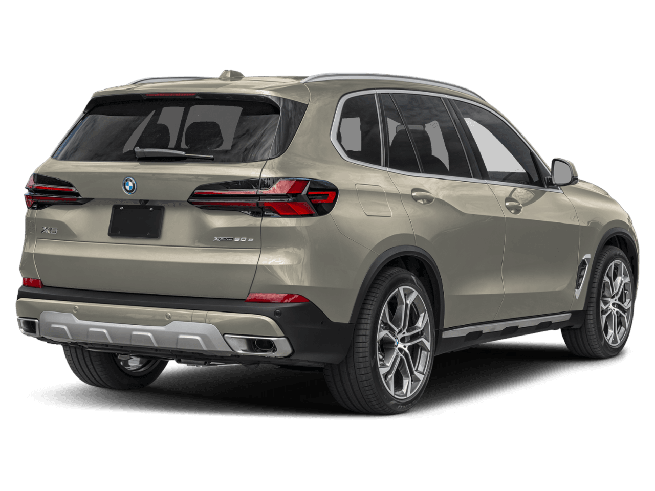 2026 BMW X5 xDrive50e - Rear 3/4, facing to the right