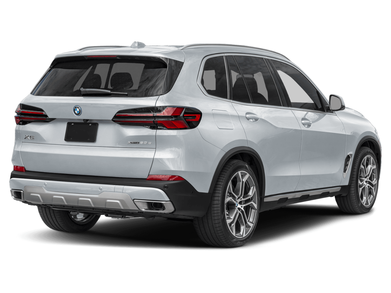 2026 BMW X5 xDrive50e - Rear 3/4, facing to the right
