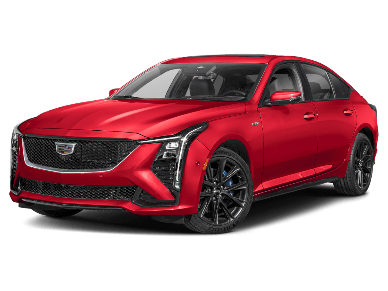 2026 Cadillac CT5-V  - Front 3/4, facing to the left