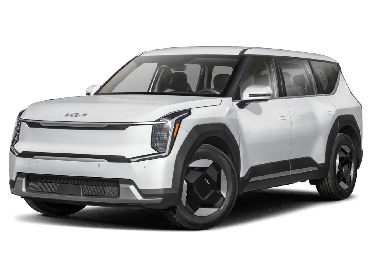 2026 Kia EV9 Light Short Range - Front 3/4, facing to the left