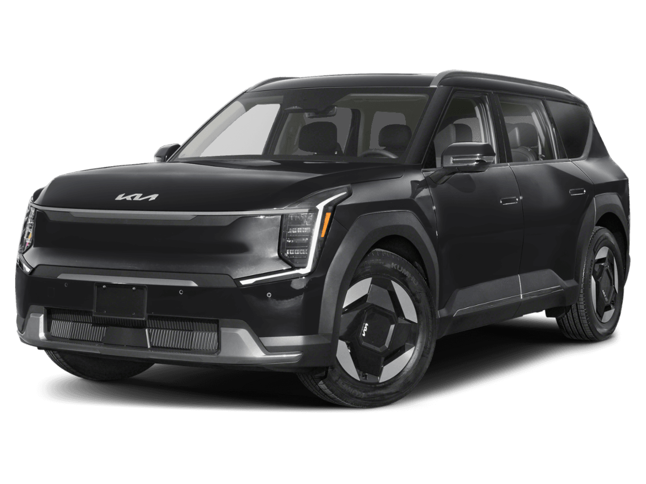 2026 Kia EV9 Wind - Front 3/4, facing to the left