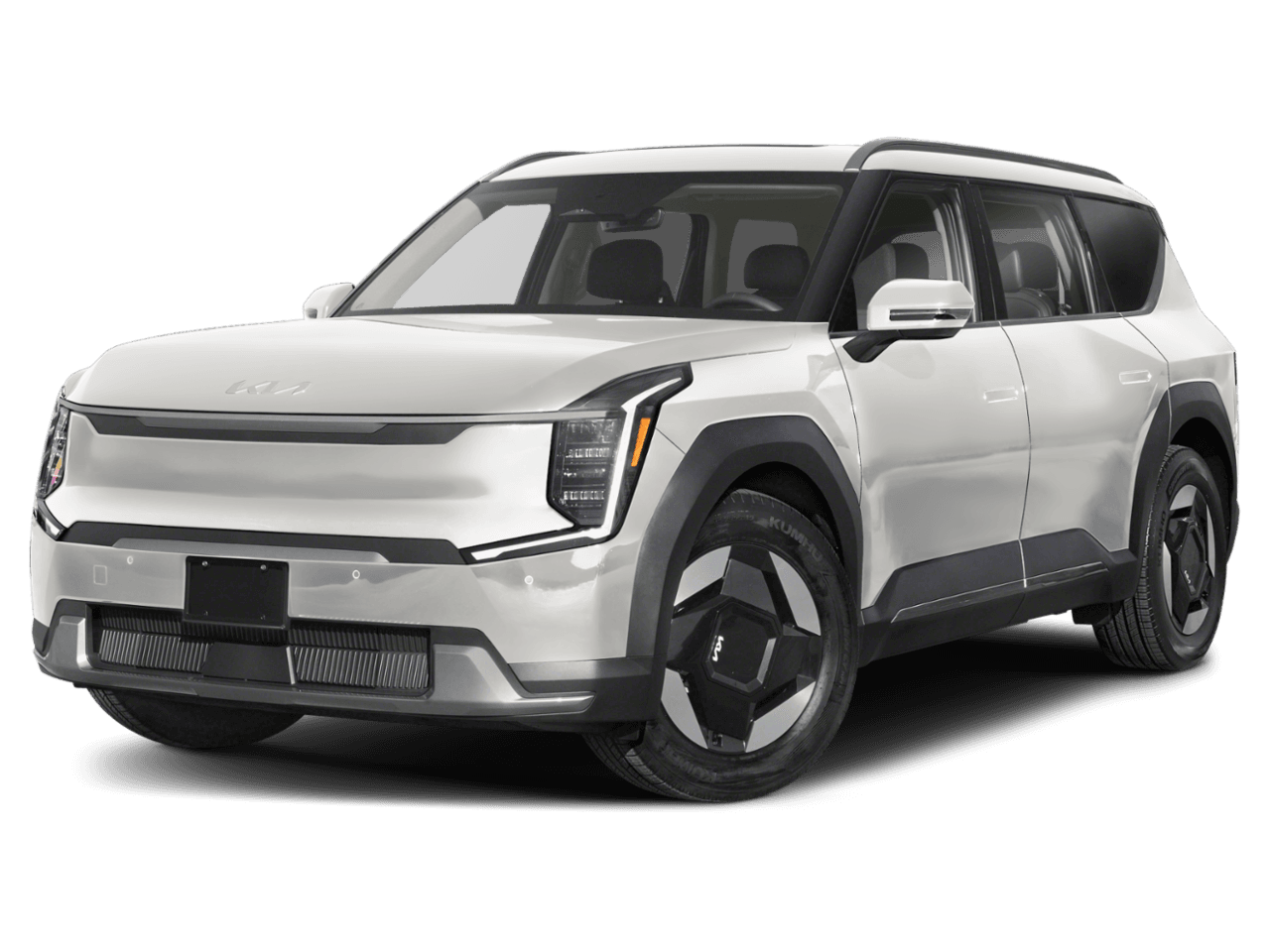 2026 Kia EV9 Wind - Front 3/4, facing to the left