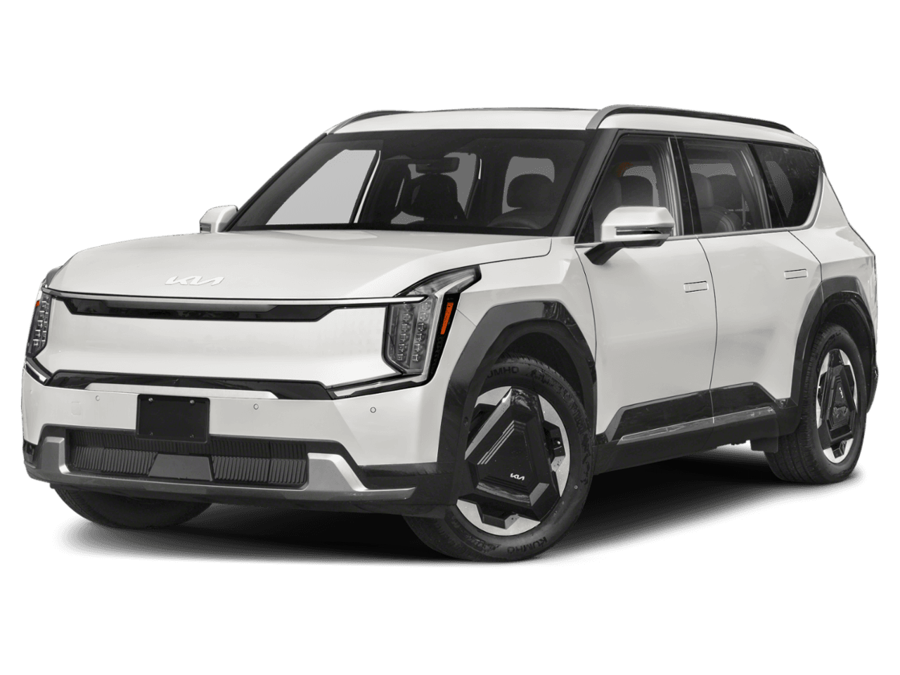 2026 Kia EV9 Land - Front 3/4, facing to the left
