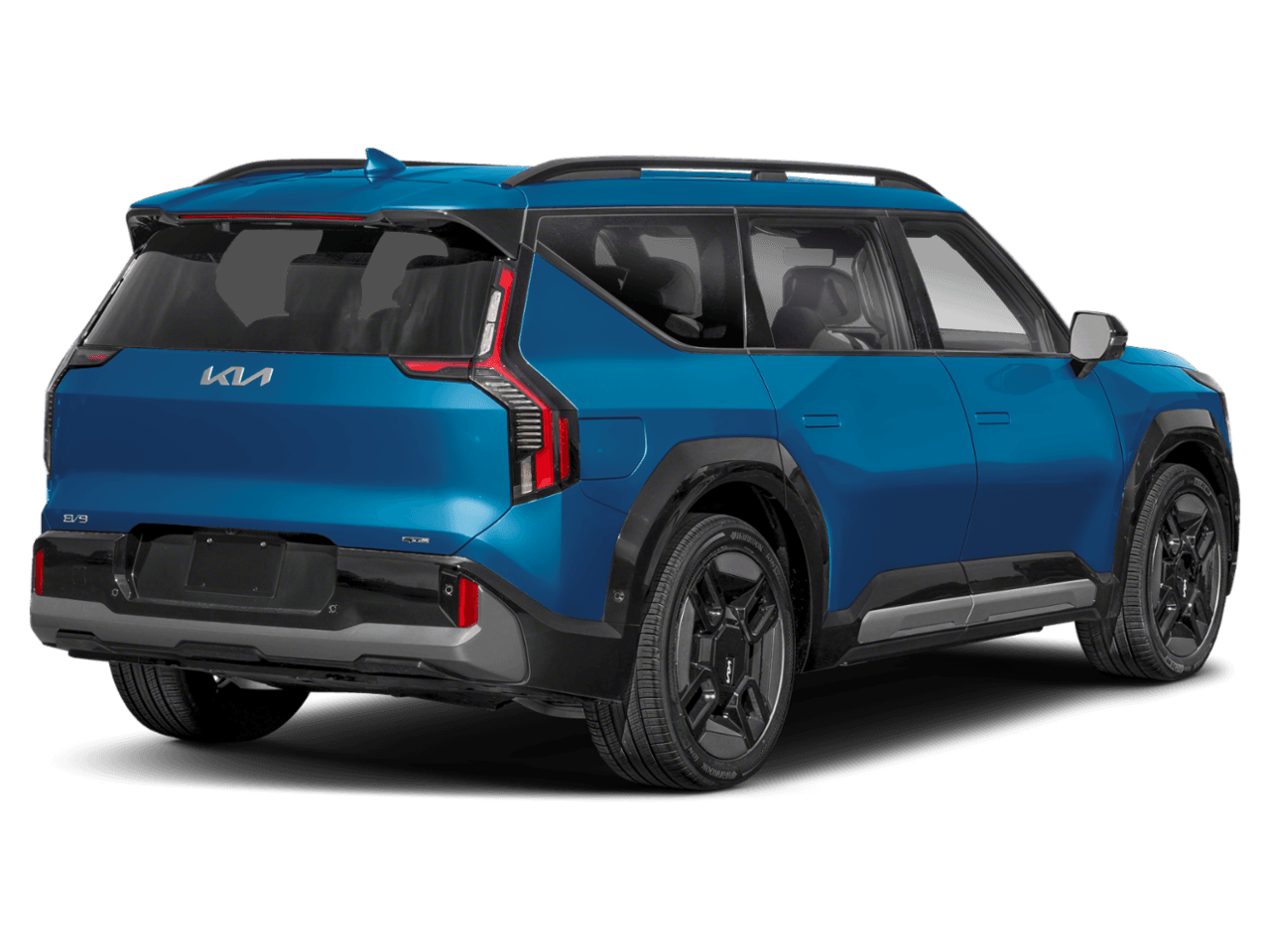2026 Kia EV9 GT-Line - Rear 3/4, facing to the right