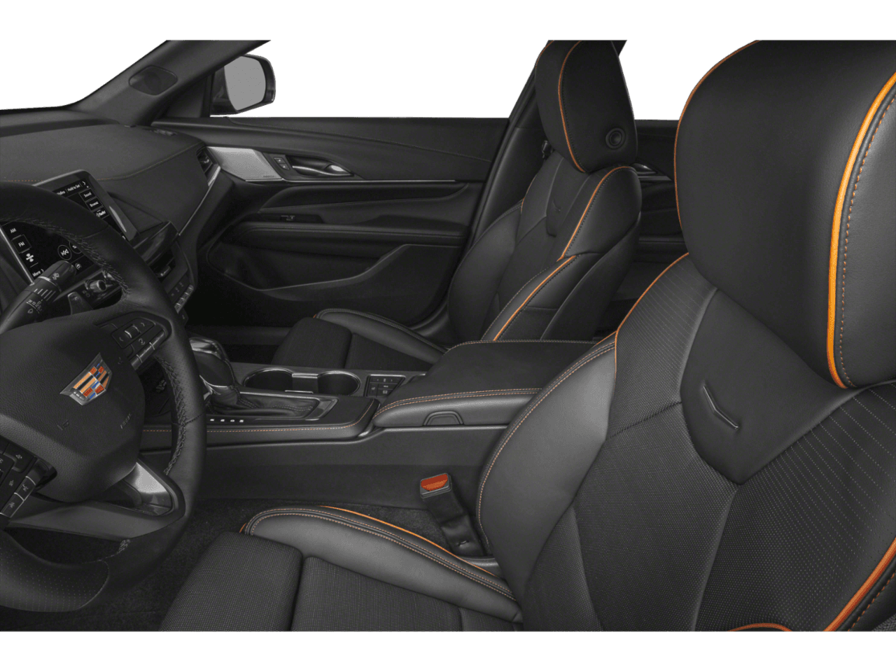 2026 Cadillac CT4 Sport - Interior Driver's Side with Door Open, Front Seat Feature