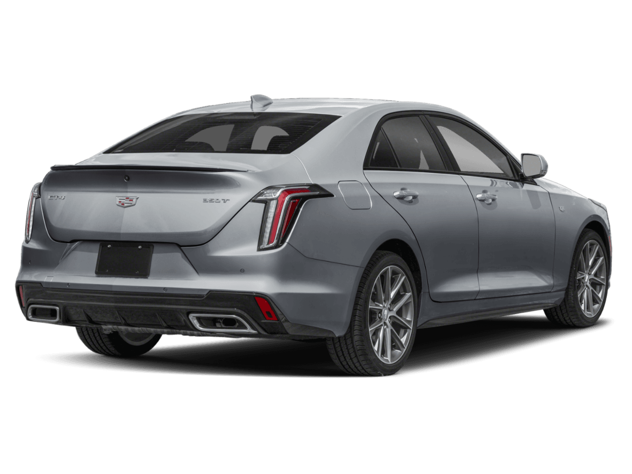 2026 Cadillac CT4 Sport - Rear 3/4, facing to the right