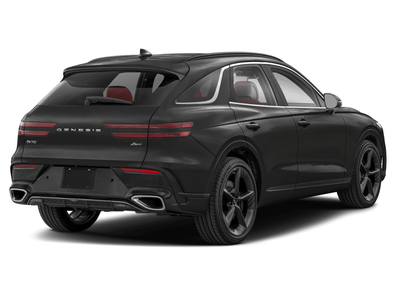 2026 Genesis GV70 2.5T Sport Prestige - Rear 3/4, facing to the right