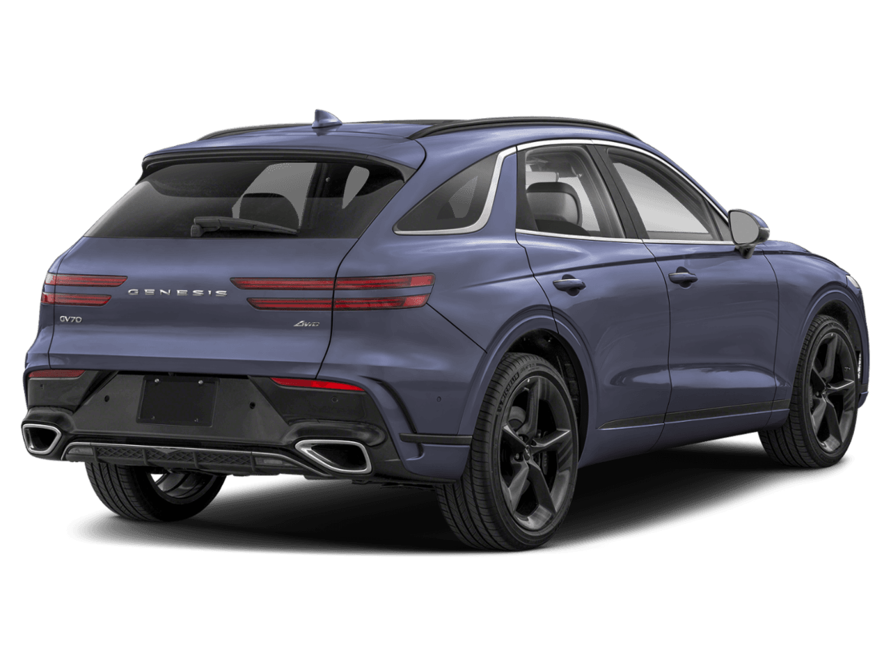 2026 Genesis GV70 3.5T Sport Advanced - Rear 3/4, facing to the right