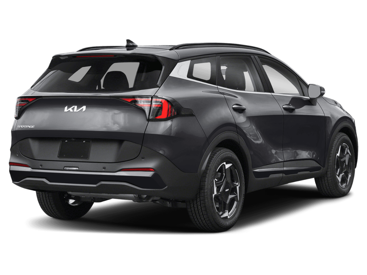 2026 Kia Sportage EX - Rear 3/4, facing to the right