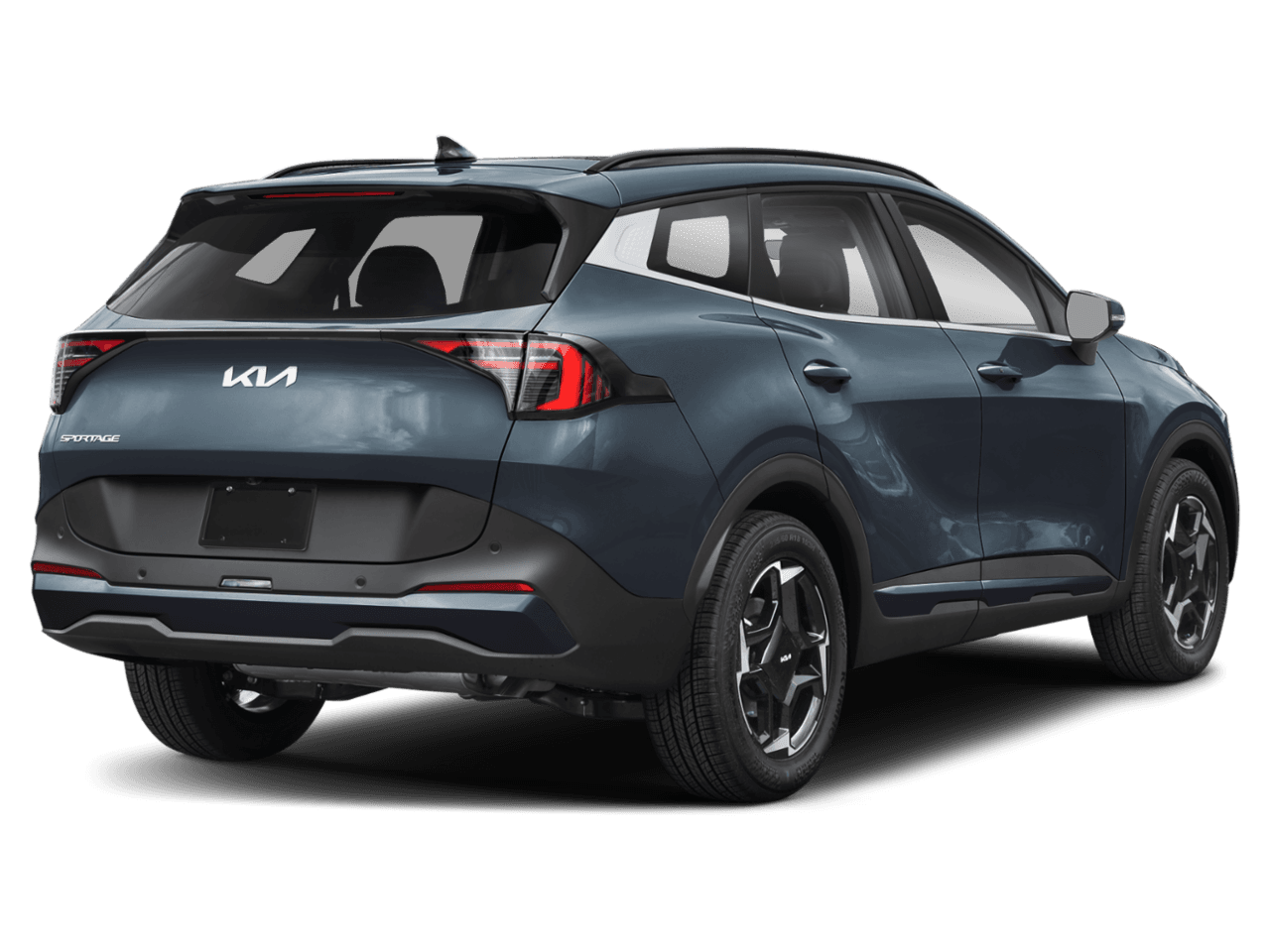 2026 Kia Sportage EX - Rear 3/4, facing to the right