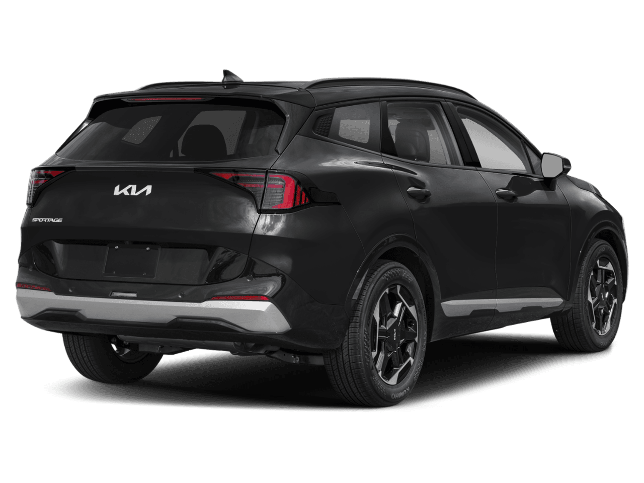 2026 Kia Sportage SX - Rear 3/4, facing to the right