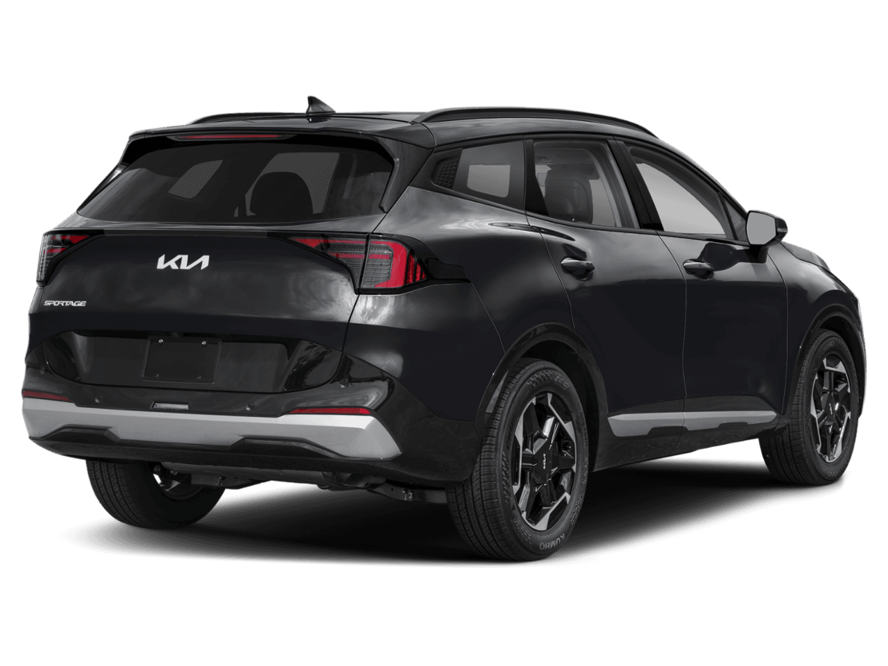 2026 Kia Sportage SX - Rear 3/4, facing to the right