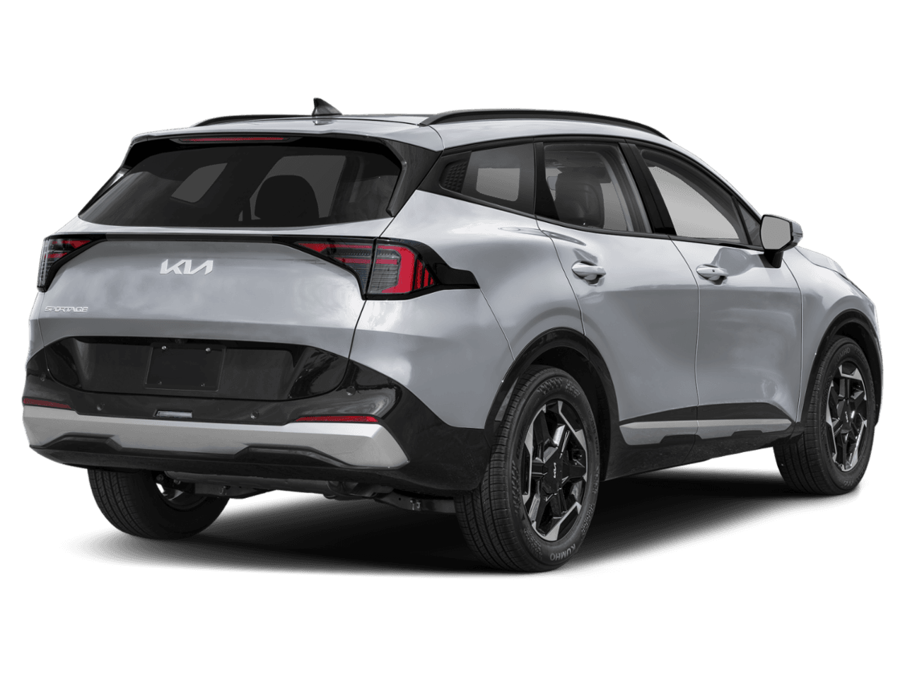 2026 Kia Sportage SX - Rear 3/4, facing to the right