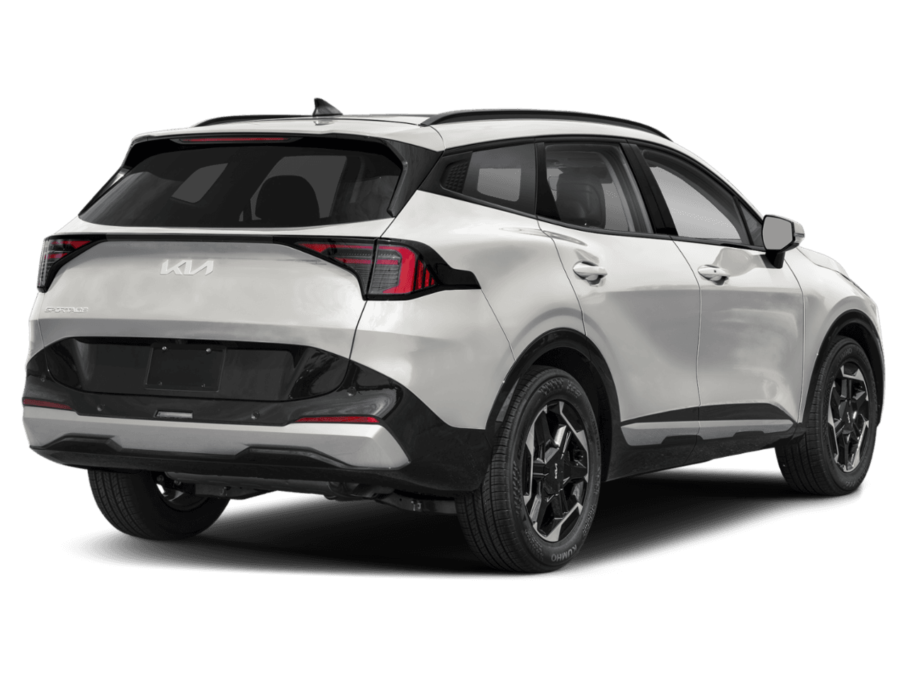 2026 Kia Sportage SX - Rear 3/4, facing to the right