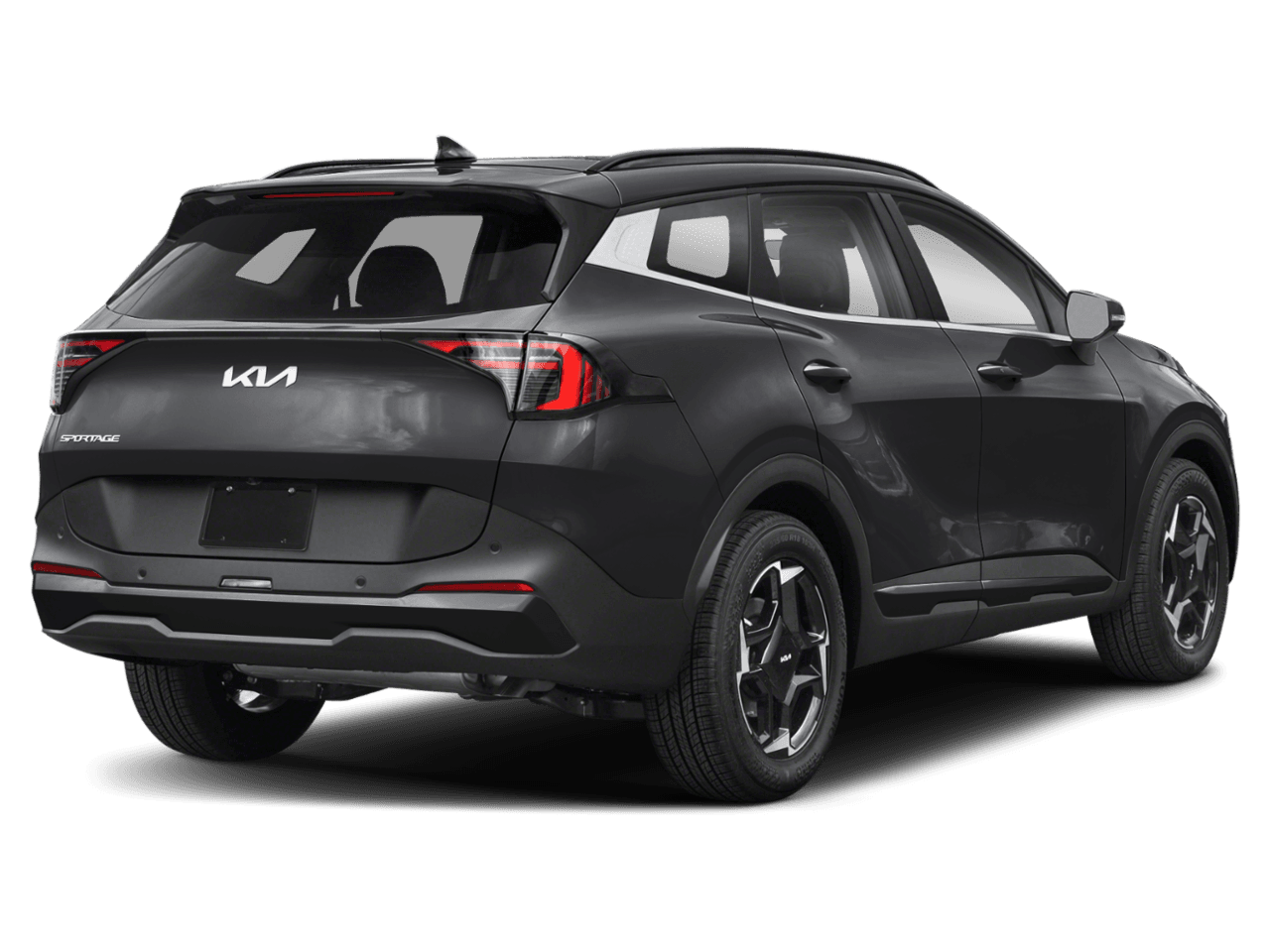 2026 Kia Sportage EX - Rear 3/4, facing to the right