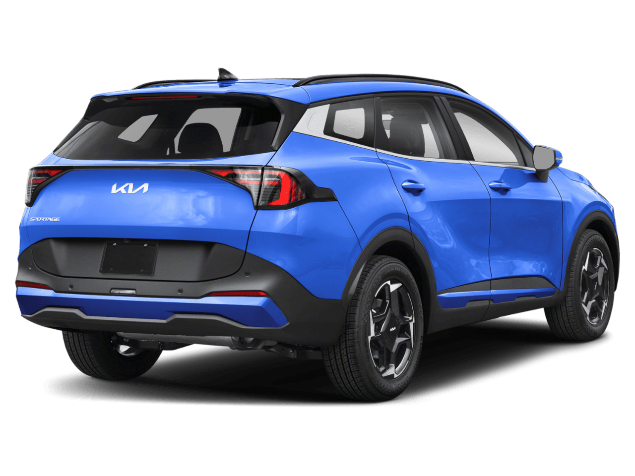 2026 Kia Sportage EX - Rear 3/4, facing to the right