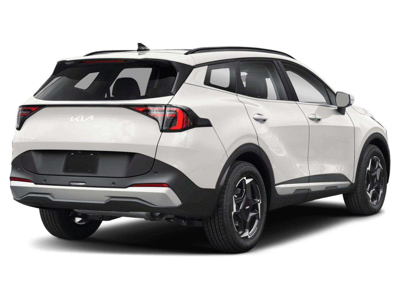 2026 Kia Sportage EX - Rear 3/4, facing to the right