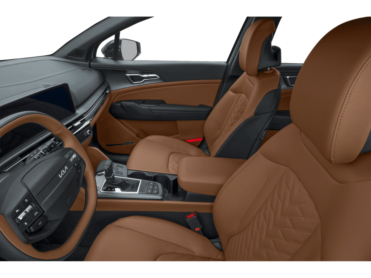 2026 Kia Sportage X-Line - Interior Driver's Side with Door Open, Front Seat Feature