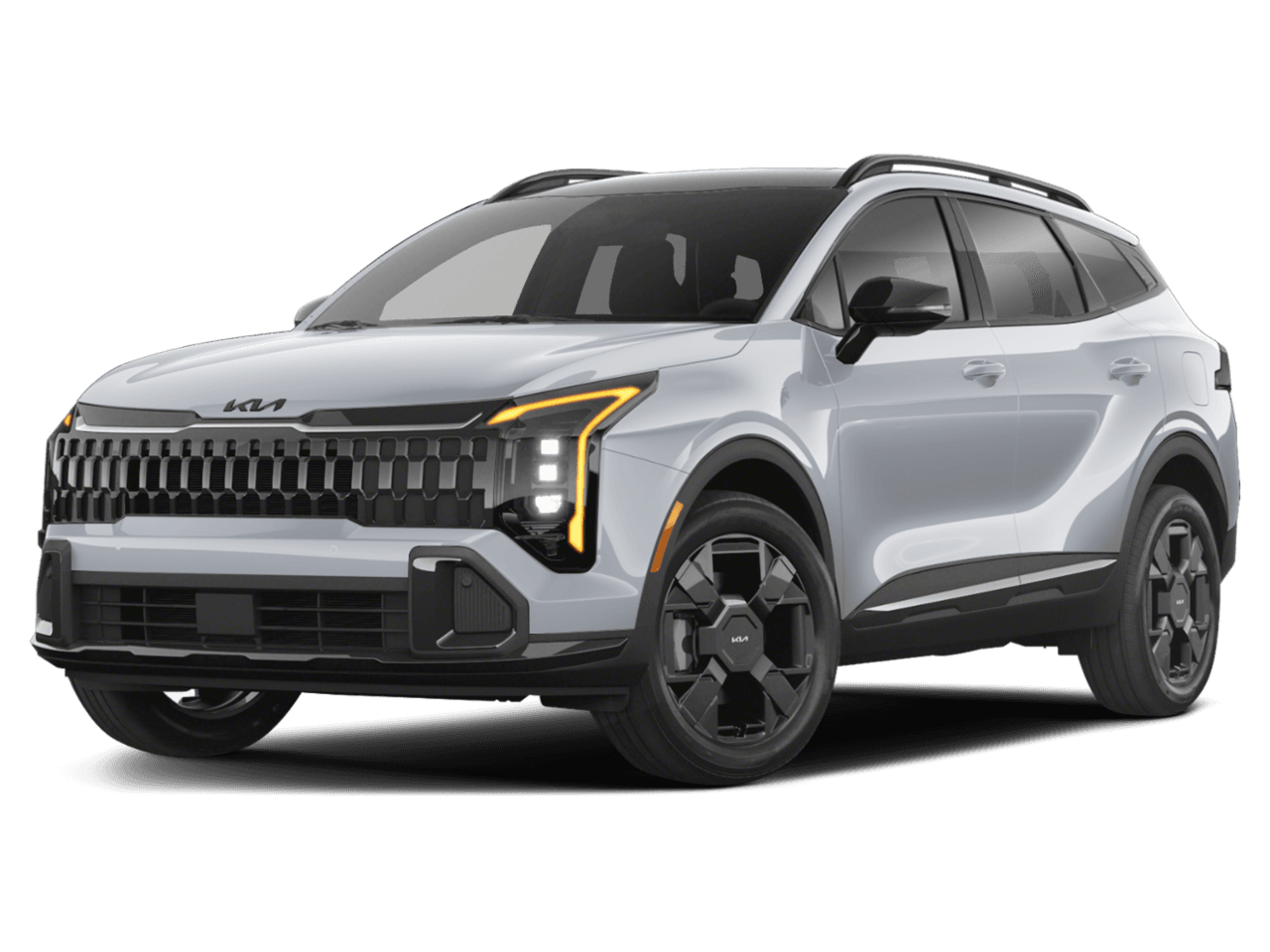 2026 Kia Sportage X-Line - Front 3/4, facing to the left