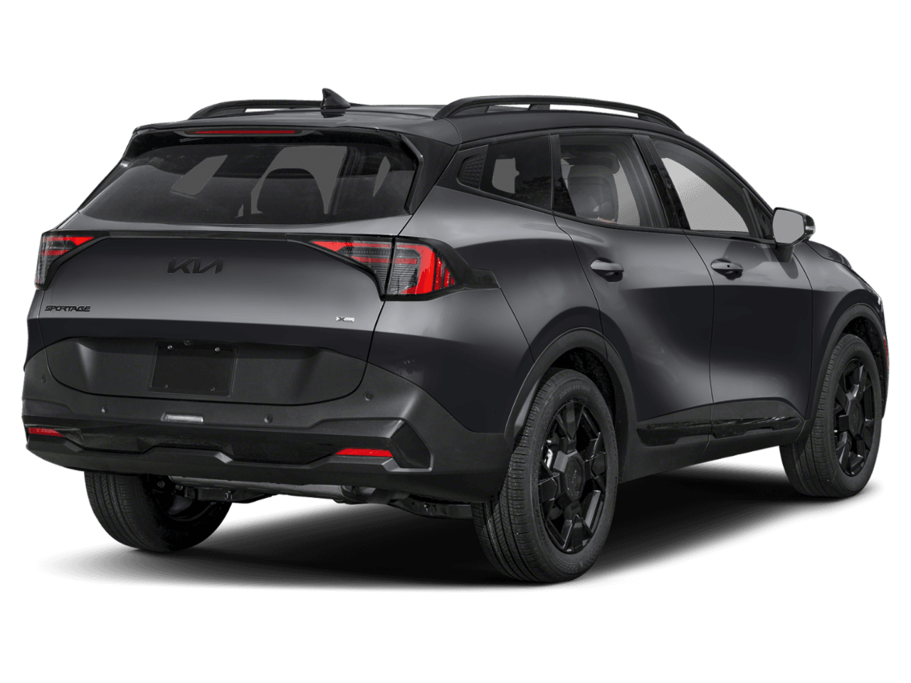 2026 Kia Sportage X-Line - Rear 3/4, facing to the right