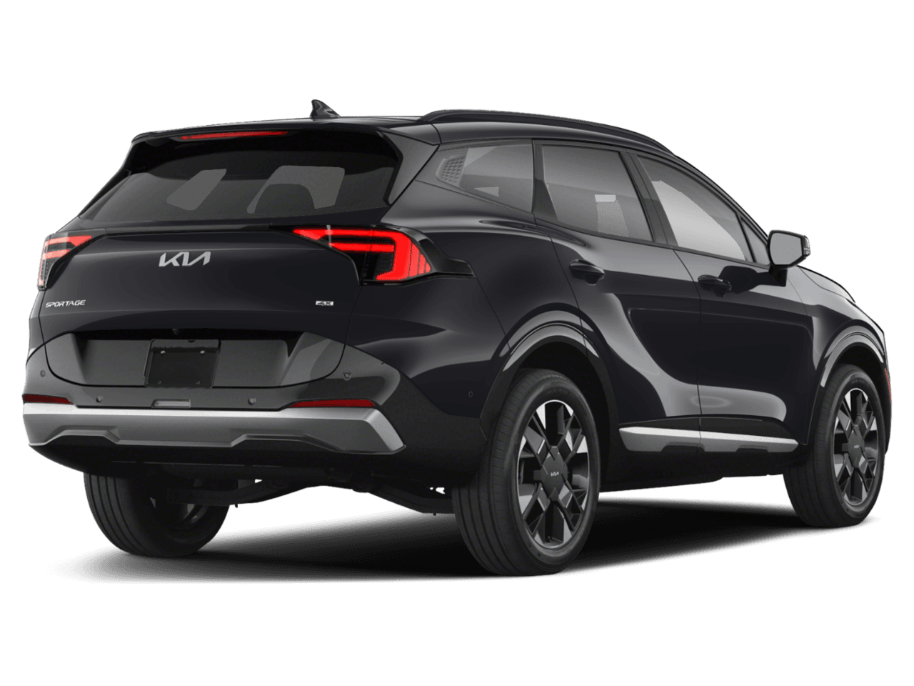 2026 Kia Sportage SX-Prestige - Rear 3/4, facing to the right