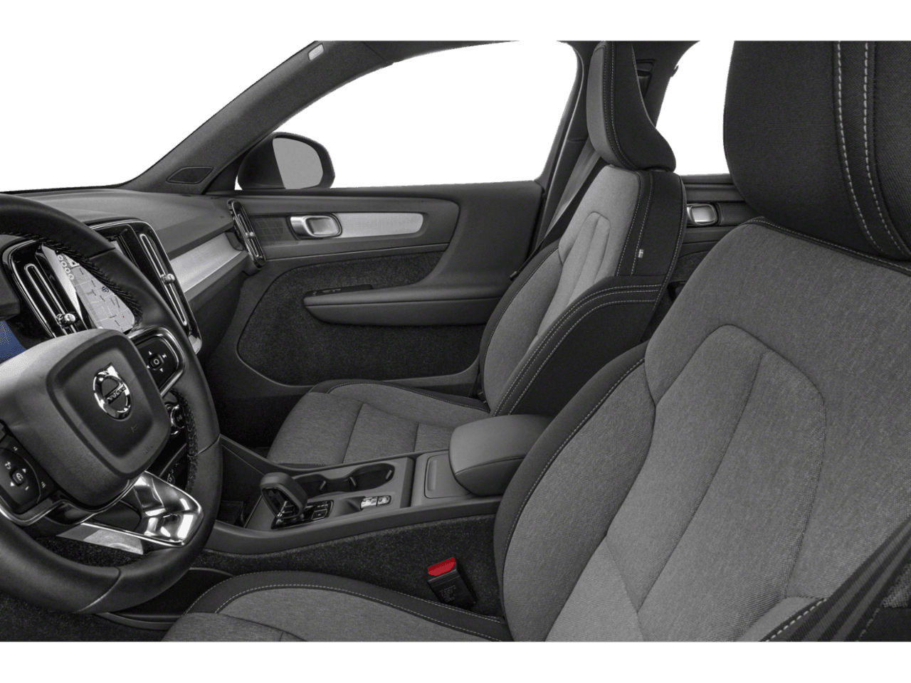 2026 Volvo XC40 Ultra - Interior Driver's Side with Door Open, Front Seat Feature