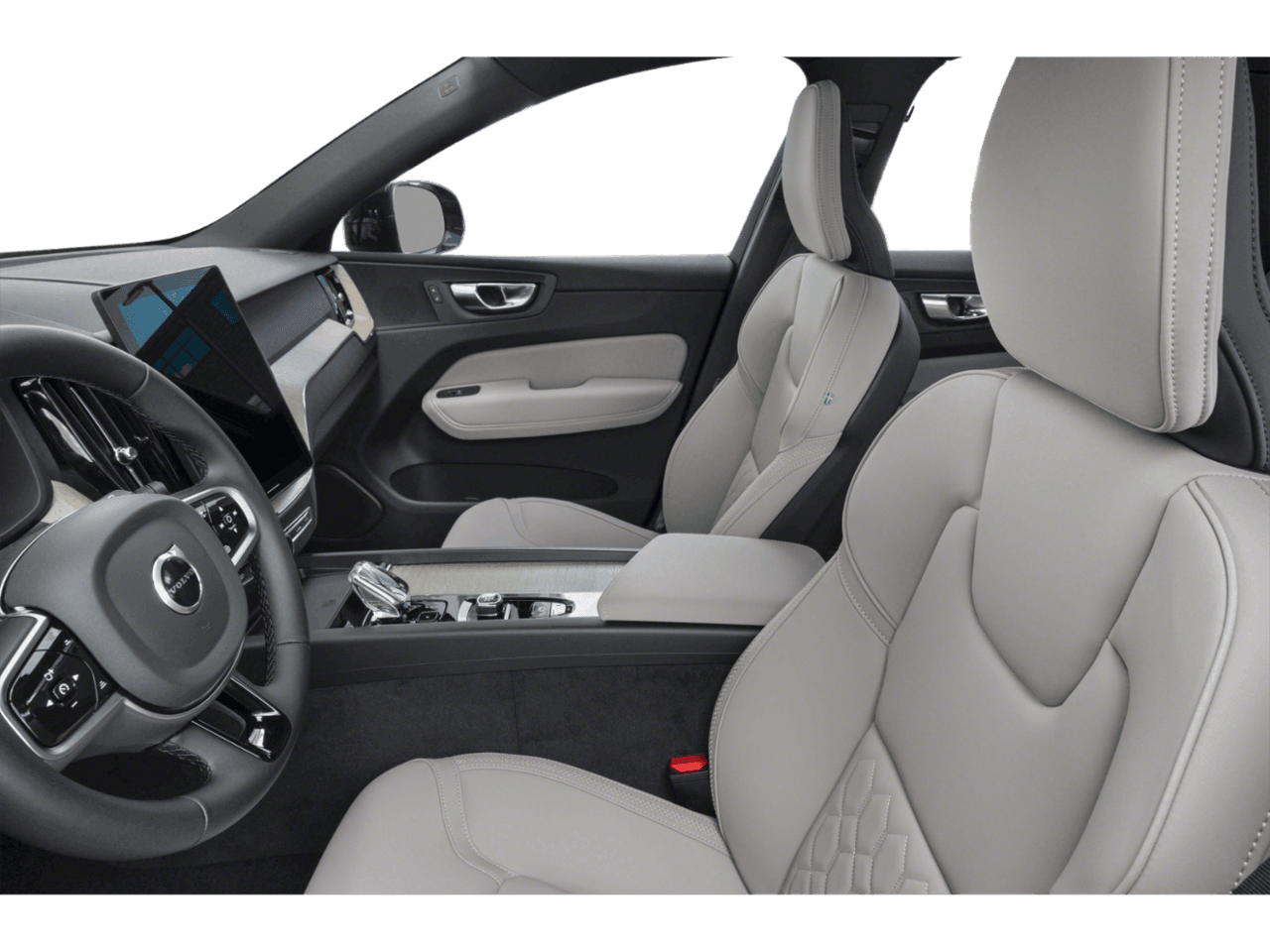2026 Volvo XC60 Plus - Interior Driver's Side with Door Open, Front Seat Feature
