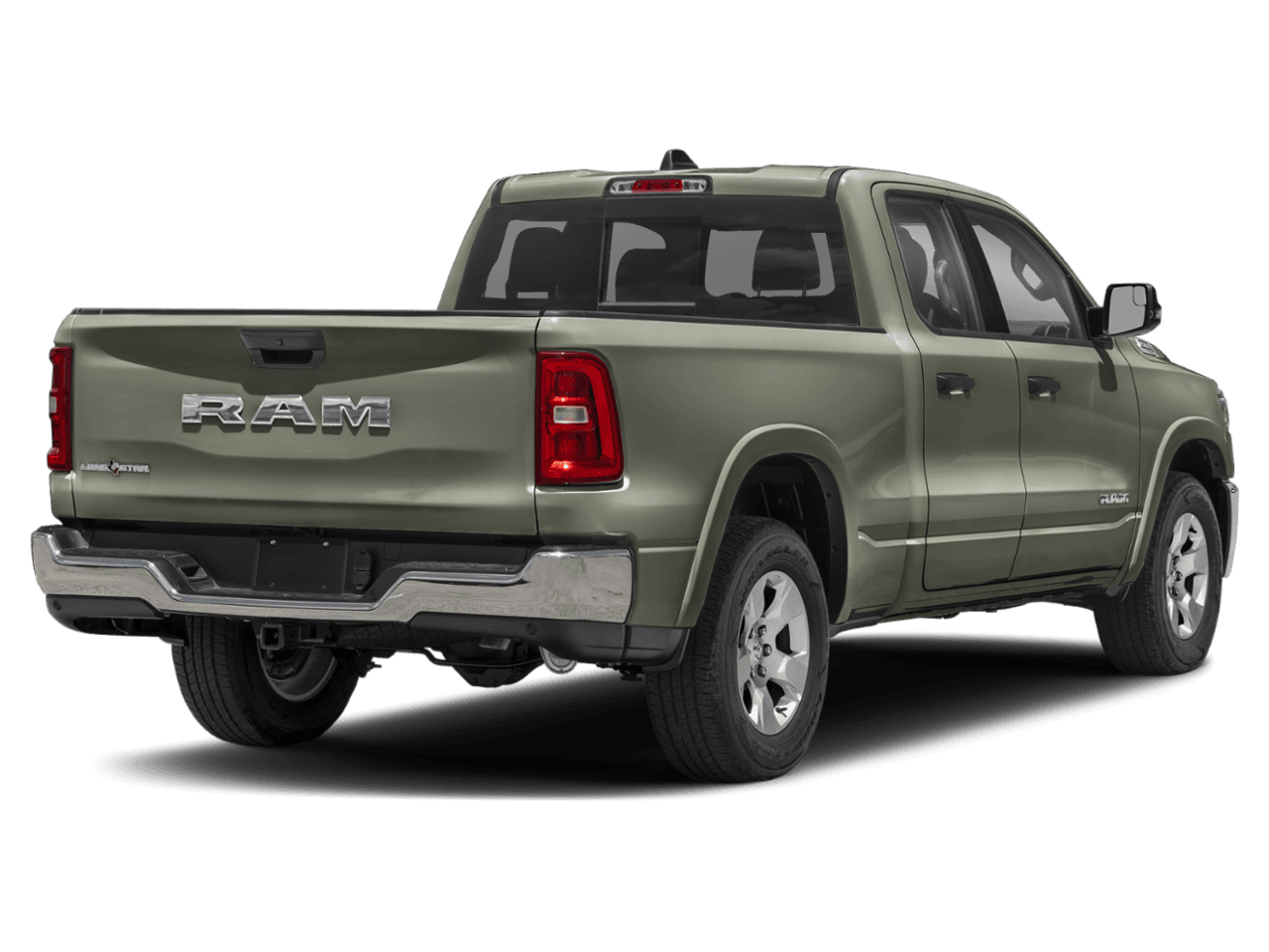 2026 Ram 1500 Lone - Rear 3/4, facing to the right