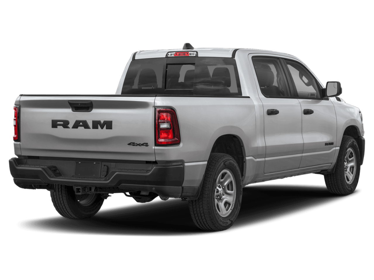 2026 Ram 1500 Warlock - Rear 3/4, facing to the right