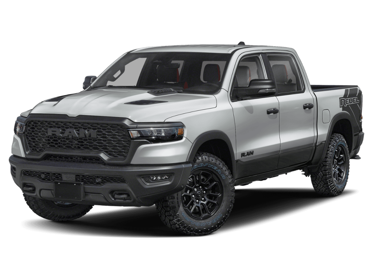 2026 Ram 1500 Rebel - Front 3/4, facing to the left