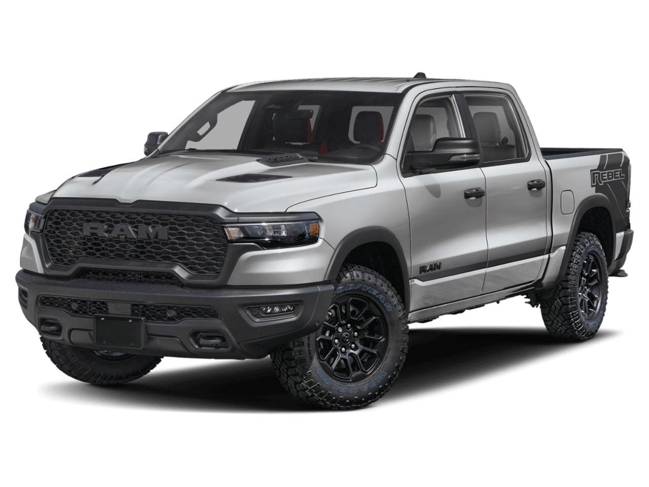 2026 Ram 1500 Rebel - Front 3/4, facing to the left