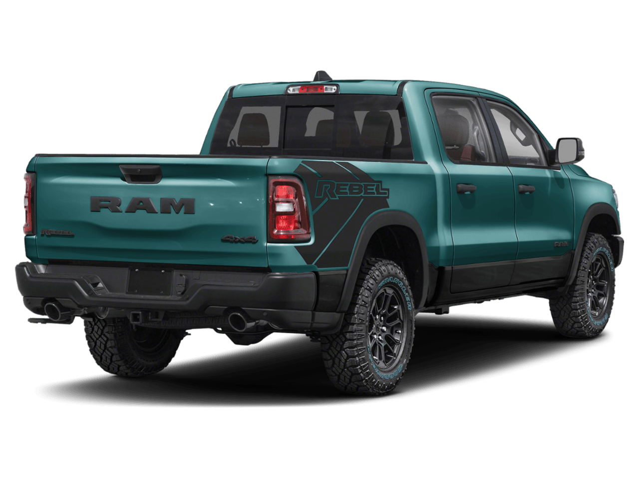 2026 Ram 1500 Rebel - Rear 3/4, facing to the right