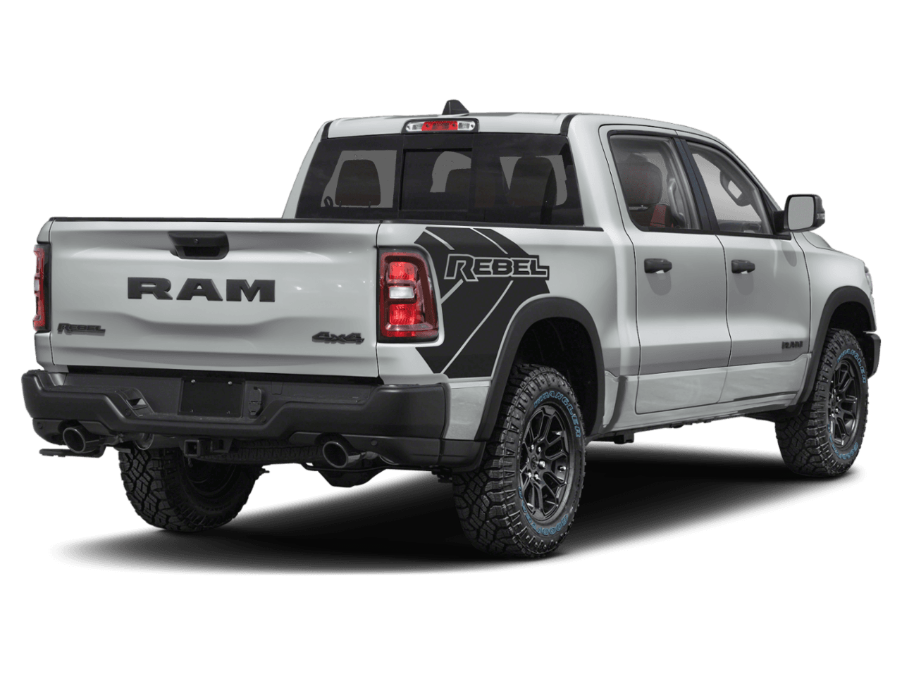 2026 Ram 1500 Rebel - Rear 3/4, facing to the right