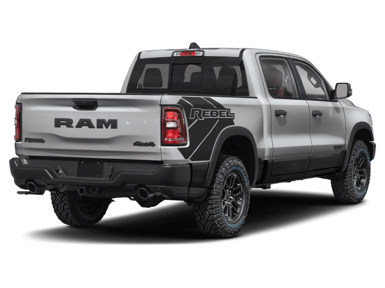 2026 Ram 1500 Rebel - Rear 3/4, facing to the right