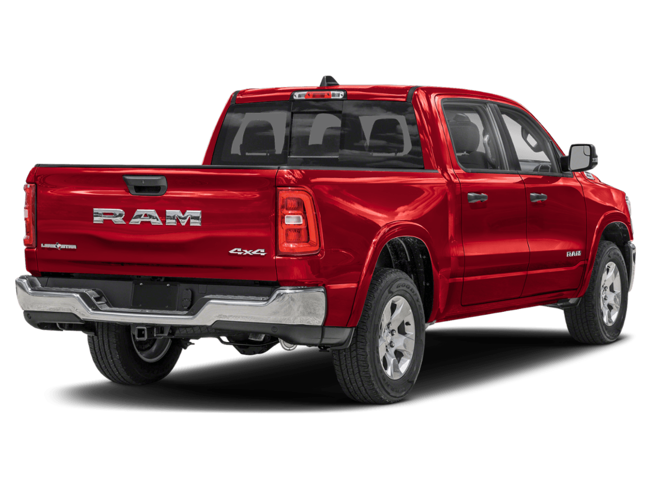 2026 Ram 1500 Big Horn - Rear 3/4, facing to the right