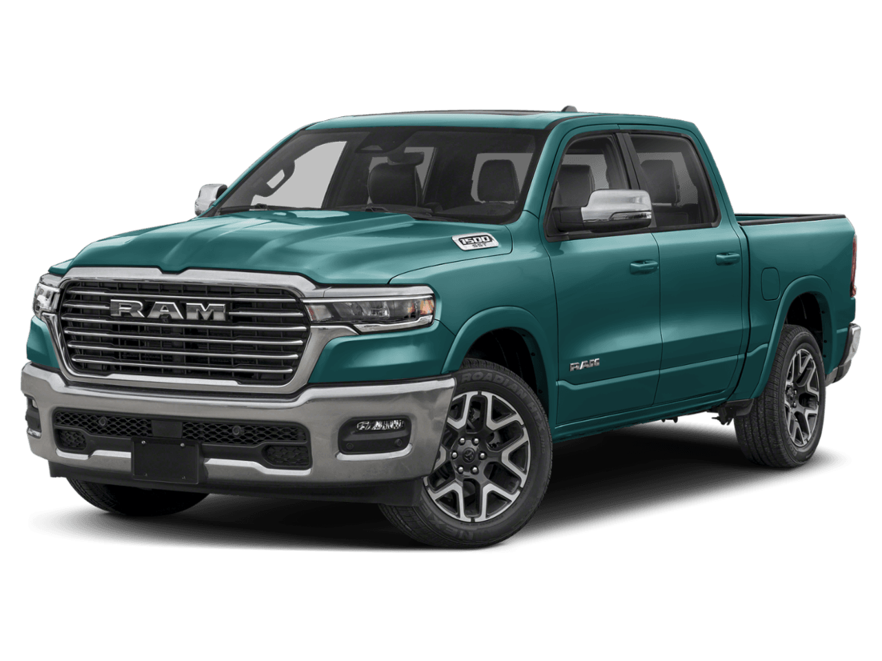 2026 Ram 1500 Laramie - Front 3/4, facing to the left