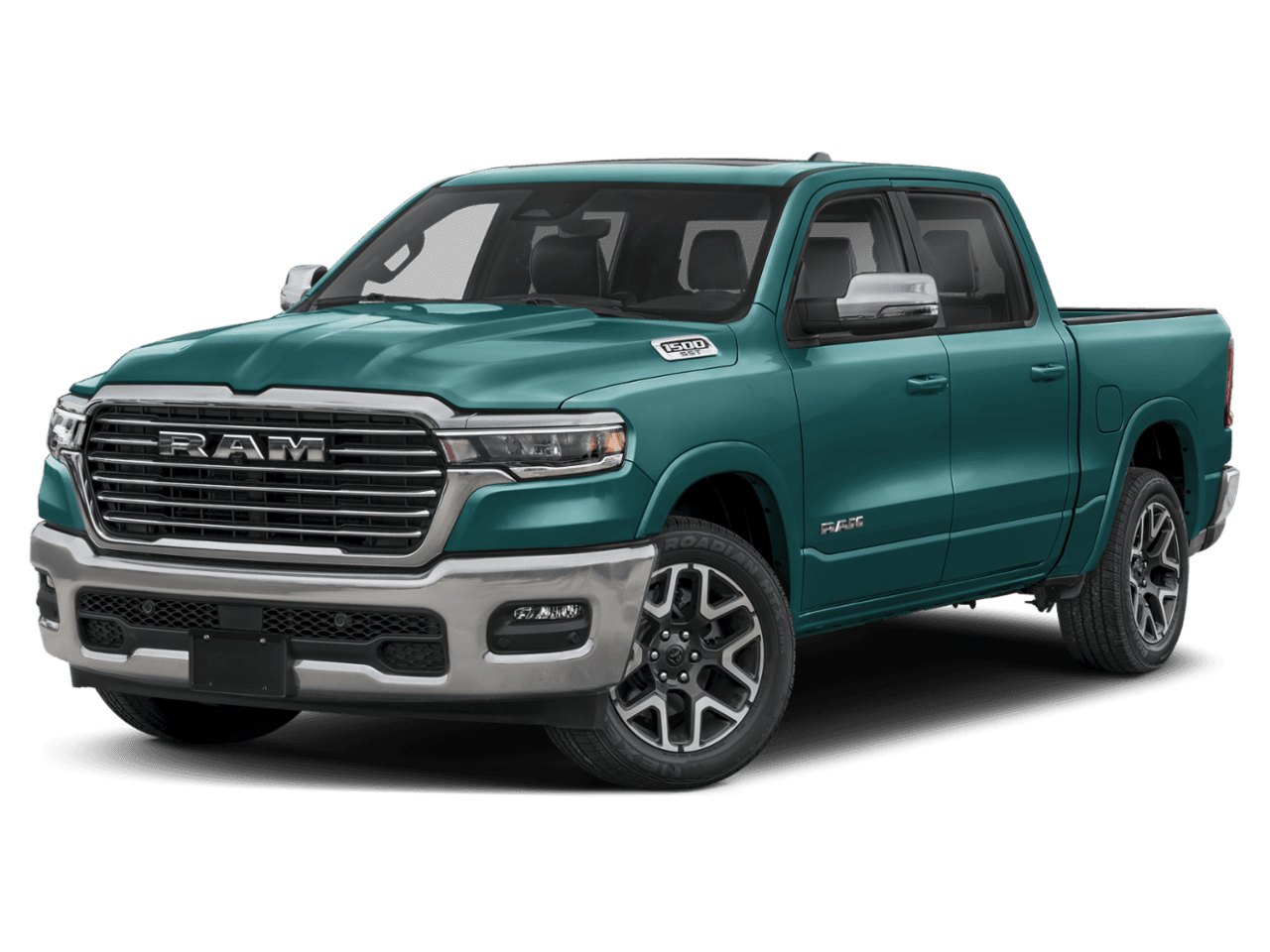 2026 Ram 1500 Laramie - Front 3/4, facing to the left