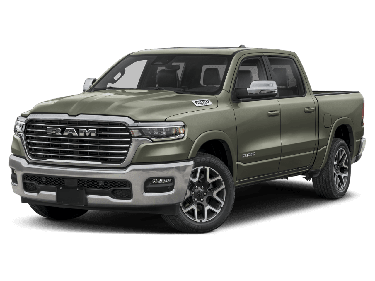 2026 Ram 1500 Laramie - Front 3/4, facing to the left