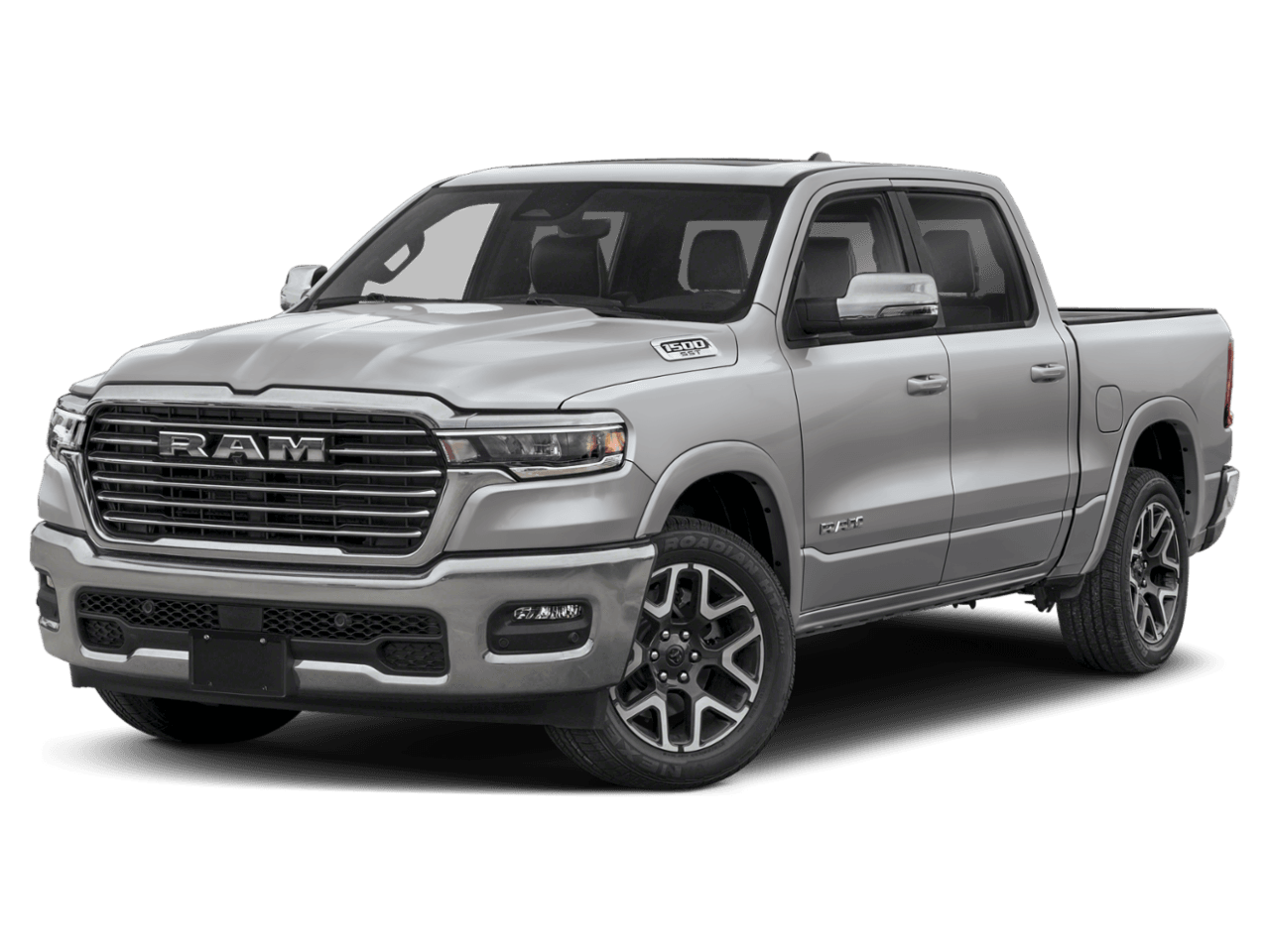 2026 Ram 1500 Laramie - Front 3/4, facing to the left